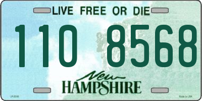 NH license plate 1108568