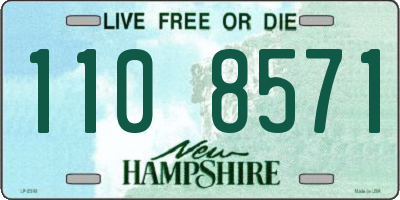 NH license plate 1108571