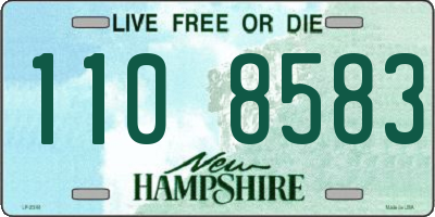 NH license plate 1108583