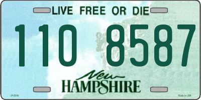NH license plate 1108587
