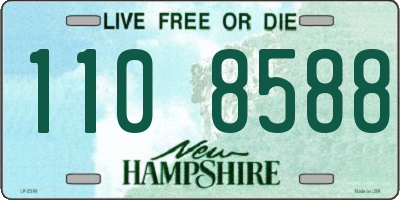 NH license plate 1108588