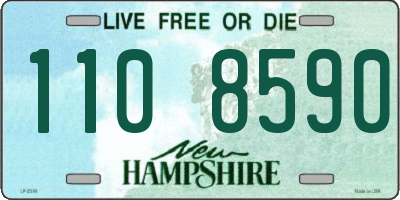NH license plate 1108590