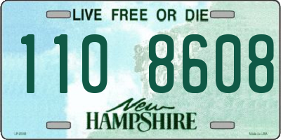 NH license plate 1108608