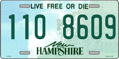 NH license plate 1108609