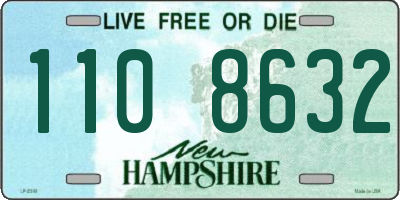 NH license plate 1108632