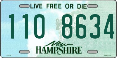 NH license plate 1108634