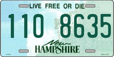 NH license plate 1108635