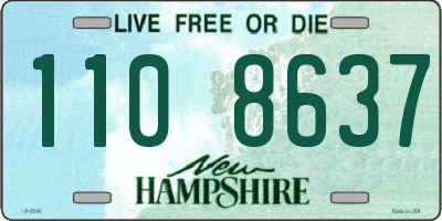 NH license plate 1108637