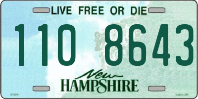 NH license plate 1108643