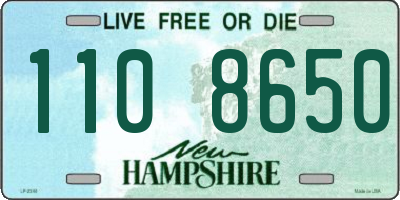 NH license plate 1108650