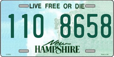 NH license plate 1108658