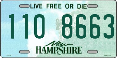 NH license plate 1108663