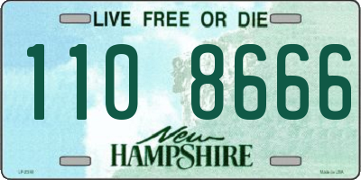 NH license plate 1108666