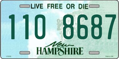 NH license plate 1108687