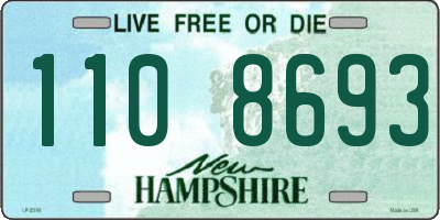 NH license plate 1108693