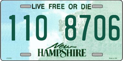 NH license plate 1108706