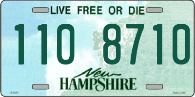 NH license plate 1108710