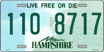 NH license plate 1108717