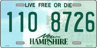 NH license plate 1108726