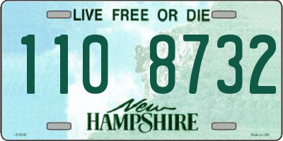 NH license plate 1108732