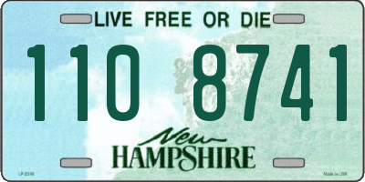 NH license plate 1108741