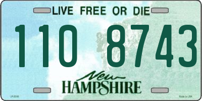 NH license plate 1108743