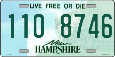 NH license plate 1108746