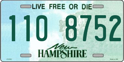 NH license plate 1108752
