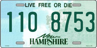 NH license plate 1108753