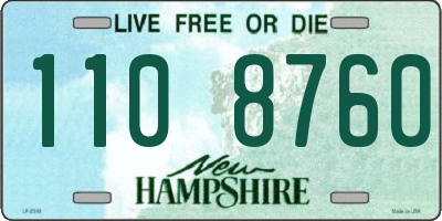 NH license plate 1108760