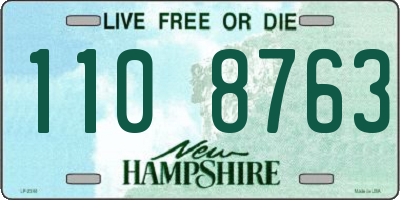 NH license plate 1108763