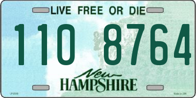 NH license plate 1108764