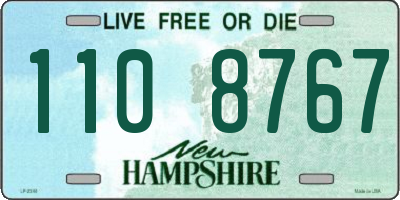 NH license plate 1108767