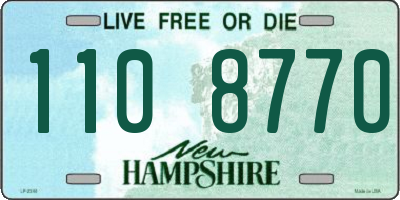 NH license plate 1108770