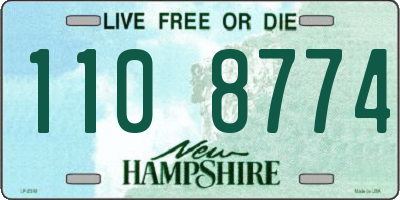 NH license plate 1108774