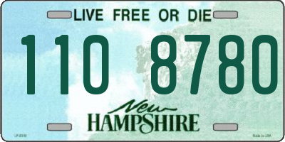 NH license plate 1108780