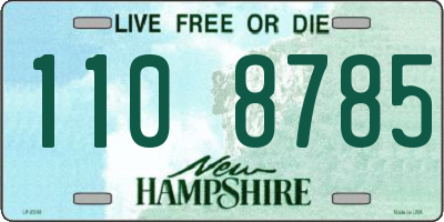 NH license plate 1108785