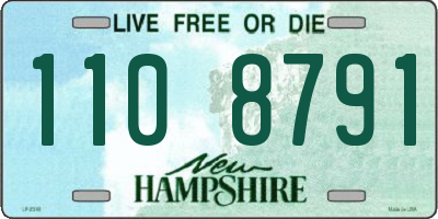 NH license plate 1108791