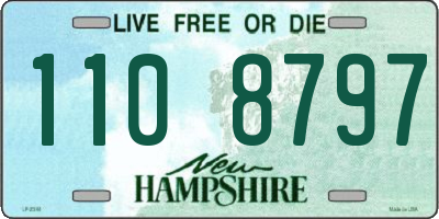 NH license plate 1108797