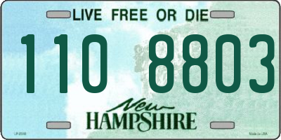 NH license plate 1108803