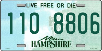 NH license plate 1108806
