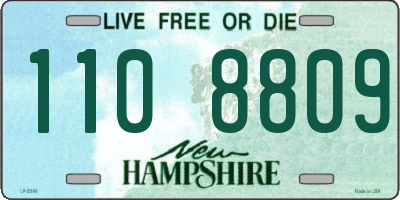 NH license plate 1108809