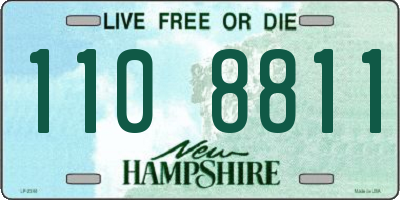 NH license plate 1108811