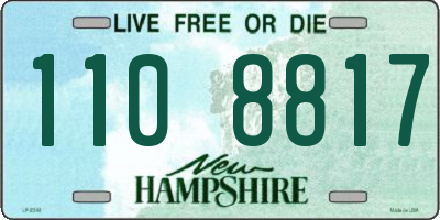 NH license plate 1108817