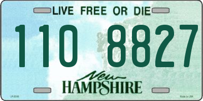 NH license plate 1108827
