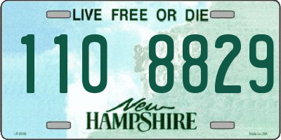 NH license plate 1108829