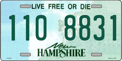 NH license plate 1108831