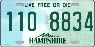 NH license plate 1108834