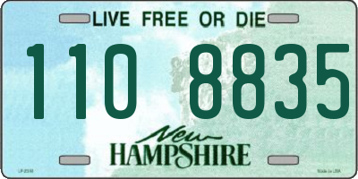NH license plate 1108835