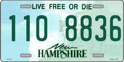 NH license plate 1108836